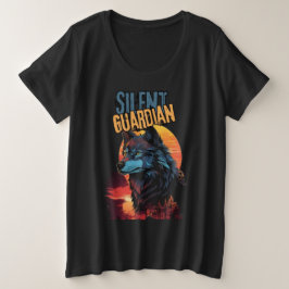 Camiseta Twilight Guardian: Lobo Azul em Dusk