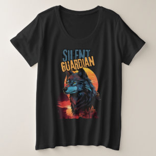 Camiseta Twilight Guardian: Lobo Azul em Dusk