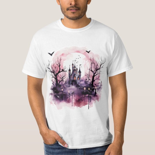 Camiseta Twilight Haunted House Art (Frente)