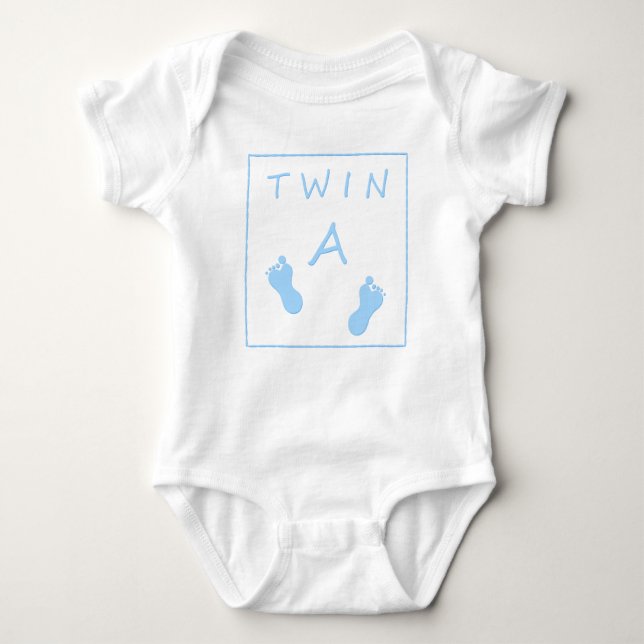 Camiseta Twin A bebê gêmeo (Frente)