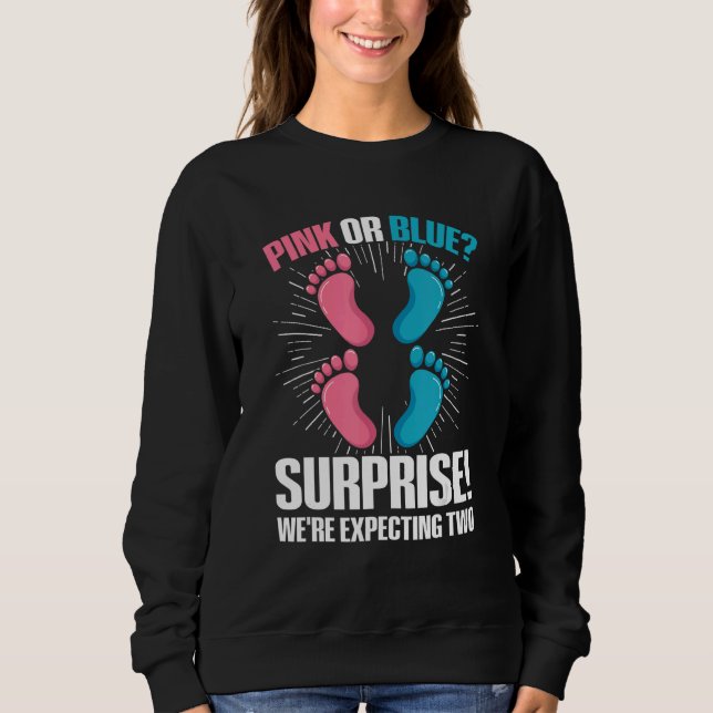 Camiseta Twin Gender Reveal Quote for a Gender Reveal Twin  (Frente)