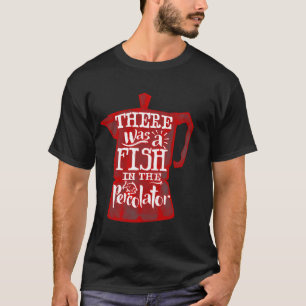 Camiseta Twin Peaks Havia Um Peixe No Percolador Vint