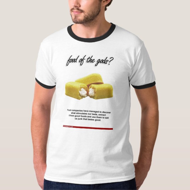 Camiseta Twinkie - comida dos deuses? (Frente)