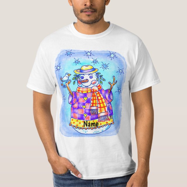 Camiseta Twinkle Snowman  (Frente)