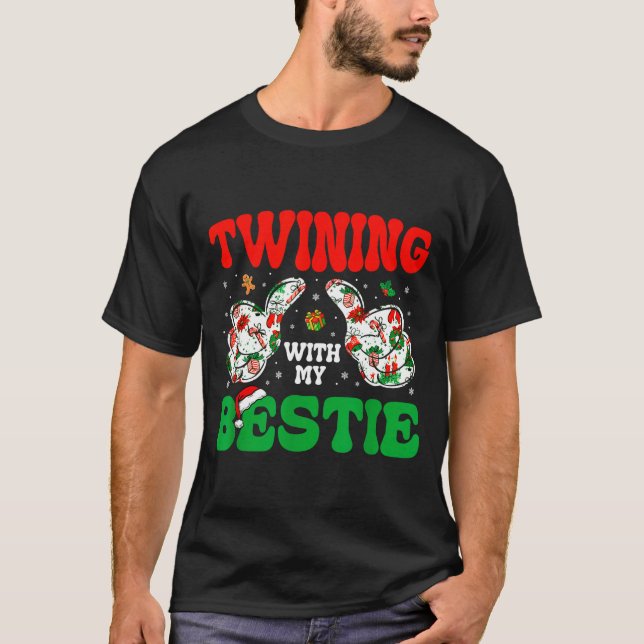 Camiseta Twinning With My Ie Twins Friends Twin Boys Christ (Frente)