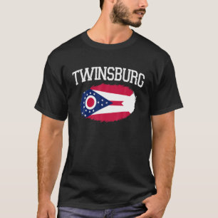 Camiseta TWINSBURG OH OHIO Flag Vintage USA Sports Men Ware