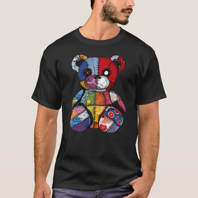 Camiseta Twisted Teddy Bear - Cute Horror (Frente)