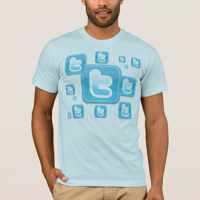 Camiseta Twitter louco (Frente)