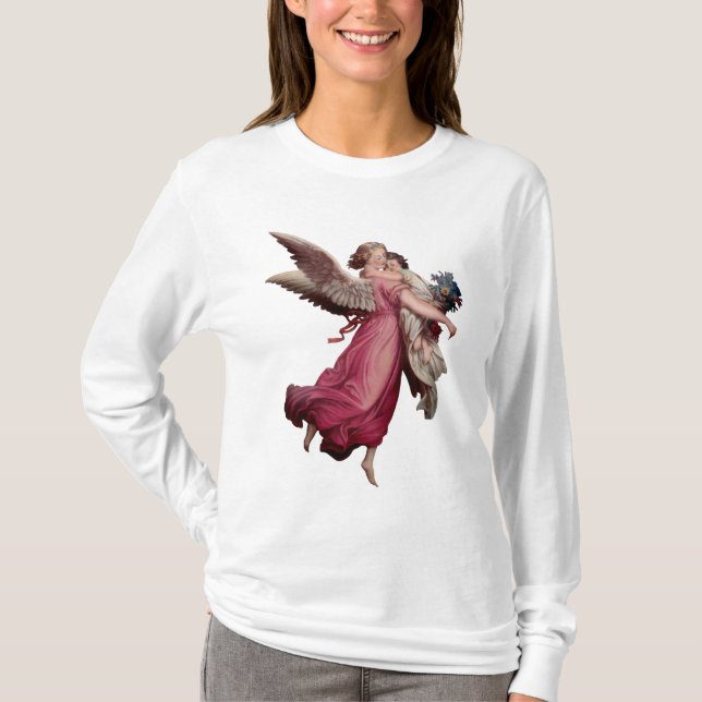 Camiseta Two Angels in Flight (Frente)