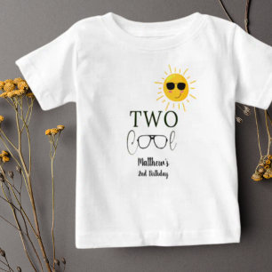 Camiseta Two Cool Sunglass 2º Aniversário simples