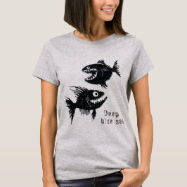 Camiseta Two scary fish, personalized