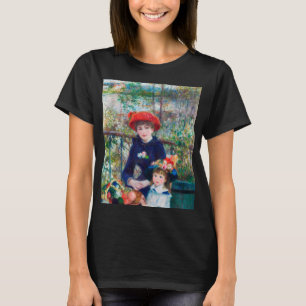 Camiseta Two Sisters - Renoir Impressionist Painting