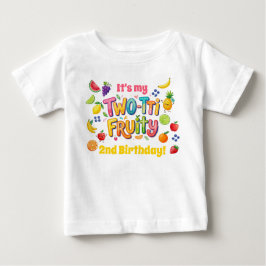 Camiseta Two-tti Fruity 2nd Birthday Party