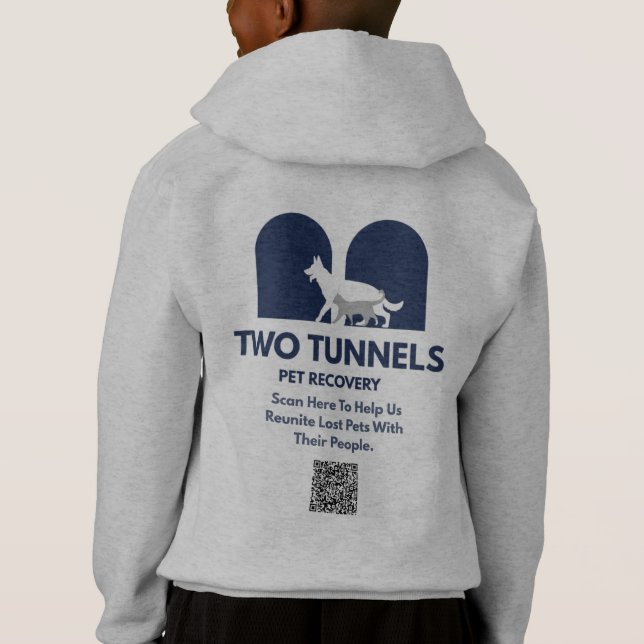Camiseta Two Tunnels Kids Hoodie (Verso)