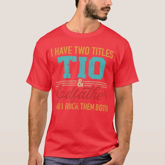 Camiseta TwoitlesIO e Padrinho e eu Rockhem Ambos Pequenos  (Frente)
