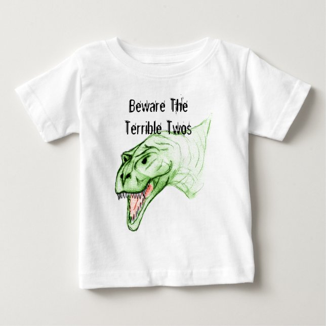 Camiseta Twos terríveis Grumposaurus (Frente)