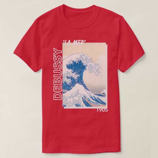 Camiseta twoset violin debussy la mer 1905  (Frente do Design)