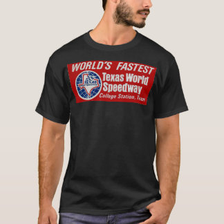 Camiseta TWS,Texas World Speedway,Velocidade mundial do cur