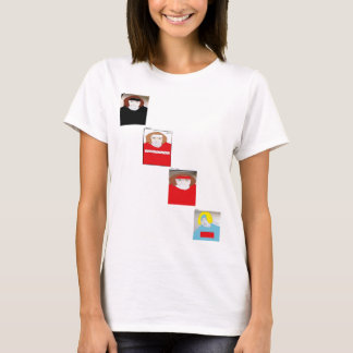 Camiseta Ty, Gabriel, John James e Nick Desenho