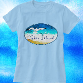 Camiseta Tybee Island Georgia Soaring Seagull Beach T Shirt