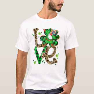 Camiseta Tye Leopard LOVE Dabbing Gnomo