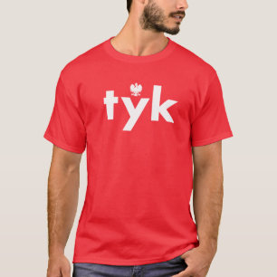 Camiseta tyk Tshirt do Sobrenome polonês