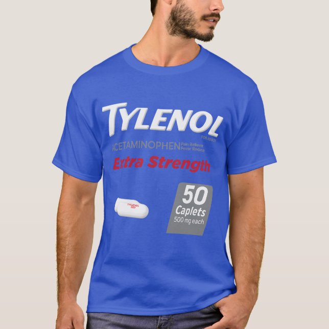 Camiseta Tylenol Não Causa TFD Autismo (Frente)