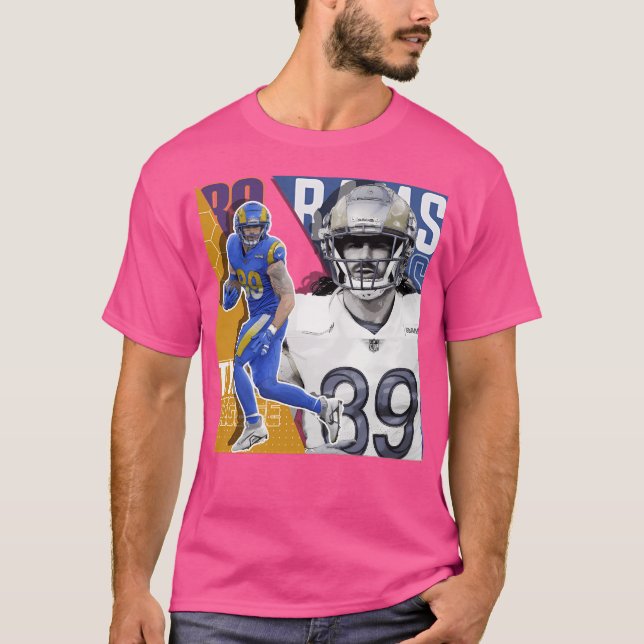 Camiseta Tyler Higbee Futebol Shirt Tapeçaria 2 (Frente)