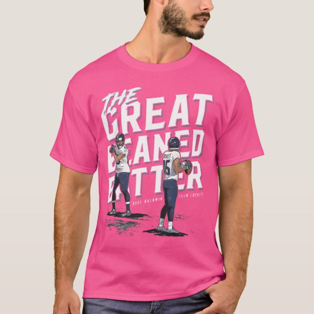 Camiseta Tyler Lockett Doug Baldwin Seattle Baseball (Frente)
