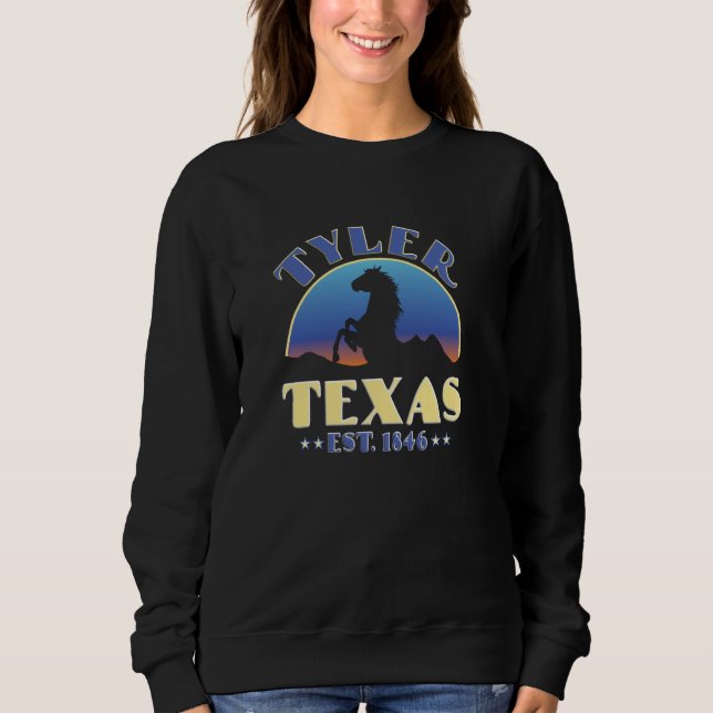 Camiseta Tyler Texas TX Wild Horse (Frente)