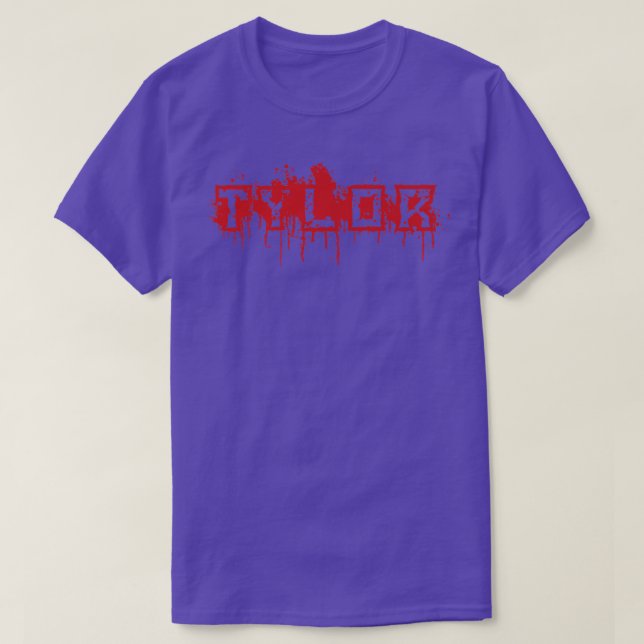 Camiseta Tylor - Nome Figurino de Halloween Personalizado  (Frente do Design)