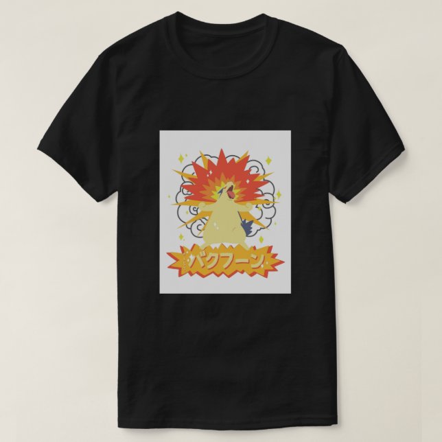 Camiseta Typhlosion Pokémon Graphic (Frente do Design)
