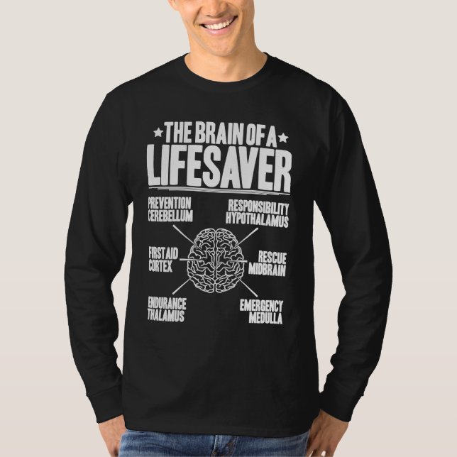 Camiseta Typical Brain Lifesaver (Frente)