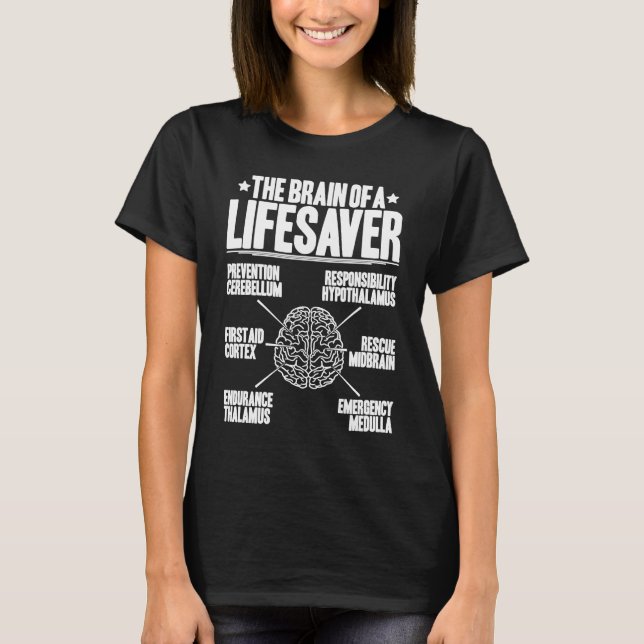 Camiseta Typical Brain Lifesaver (Frente)