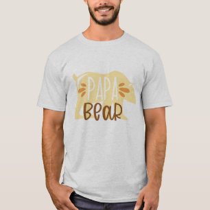 Camiseta Typografia de Papa Urso
