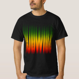 Camiseta Typografia Rasta Reggae Por Efeito Desfocado