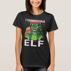 Camiseta Tyrannosaurus Elf Pausou Meu Jogo Para Estar Aqui