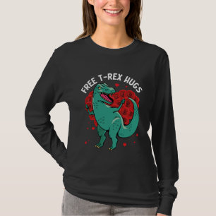 Camiseta Tyrannosaurus Rex Dia de os namorados Dinosaur Boy