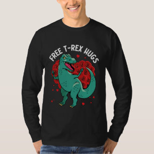 Camiseta Tyrannosaurus Rex Dia de os namorados Dinosaur Boy