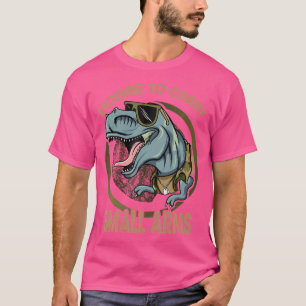 Camiseta Tyrannosaurus Rex Dinosaur Pun Licenciado Para Car
