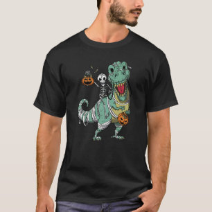 Camiseta Tyrannosaurus rex mummy ghost para dinossauro