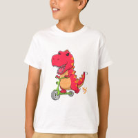 Tyrannosaurus rex T-rex Dinossaur Andando De Patin