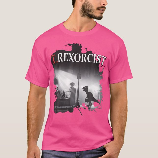 Camiseta Tyrannosaurus Rex - T.Rexorcist Dinosaur (Frente)