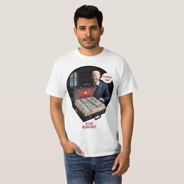 Camiseta TyrantWear: Com licença? (Frente Completa)