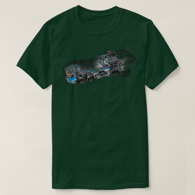Camiseta Tyrell P34 Cutaway (Frente do Design)