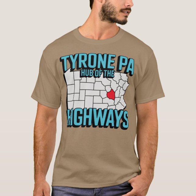 Camiseta Tyrone PA - Hub das autoestradas (Frente)