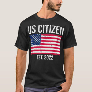Camiseta U Citiania Decoration American New USA Citizen