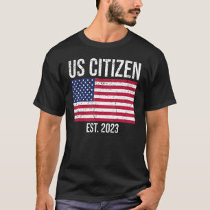 Camiseta U Citiania Decoration American New USA Citizen