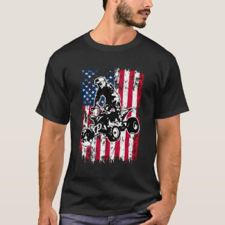 Camiseta U Flag Atv Rider Utv 4 De Julho Corrida Pat Americ