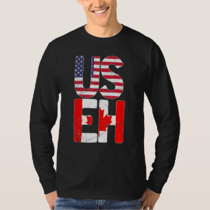 Camiseta U Flag Country Canadian Maple Leaf Useh Canadá
